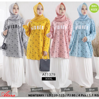 Blouse sablon-wishes-Pakaian wanita